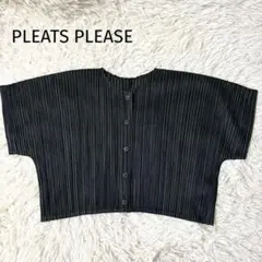 PLEATS PLEASE プリーツプリーズ　半袖　カーディガン　ジャケット PLEATS PLEASE プリーツプリーズ 半袖 カーディガン ジャケット