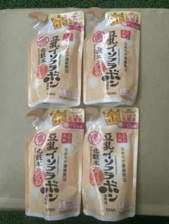 豆乳イソフラボン濃厚しっとり化粧水 4個セット　詰め替え用