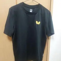 卓球 バタフライ 練習着 黒金