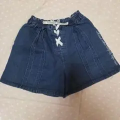 【デニムハーフパンツ】 （160size）