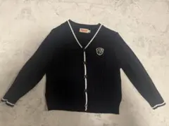 ミキハウス　 ネイビー×ホワイト サイズ100