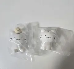 ホワイトタイガーとブラックタイガー おすわりフィギュア