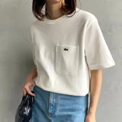 【美品】LACOSTE　鹿の子ポケットTシャツのサムネイル