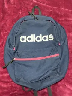 adidas アディダス　ネイビー×ピンク　リュック