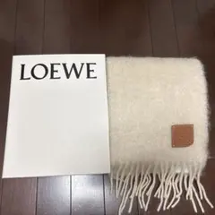 LOEWE クリーム色 マフラー フリンジ付き 値下げ交渉可 - メルカリ