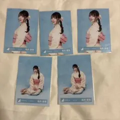 日向坂46 坂井新奈 生写真 6回目のひな誕祭ライブ衣装 4種コンプ
