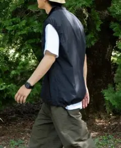 what's up？ ワッツアップ NYLON VEST ナイロン ベスト