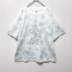 ユニクロ ディズニーインブルーUT タイダイ XL ミッキーマウス