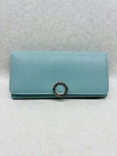 未使用品 BVLGARI 長財布 ビーゼロワン ロゴマニア クラシコ 水色のサムネイル