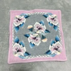 FEILER♡花柄タオルハンカチ パープル系