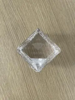 大林組記念品　クリスタルグラスペーパーウエイト　非売品