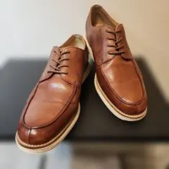 COLE HAAN レザー ビジネスシューズ ブラウンのサムネイル