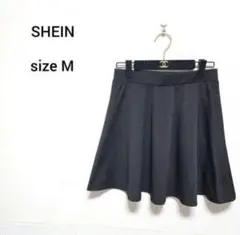 【10月までの出品】シーイン☆　プリーツスカート　ブラック　M
