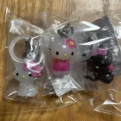 めじるしアクセサリー　ハローキティ　ガチャ　小悪魔　チャーミーキティ　お花