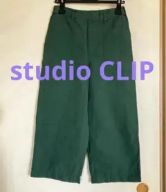 studio CLIP スタディオクリップ コットンリネンワイドパンツ　M