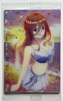 五等分の花嫁 ウエハース カード 中野三玖 SP 箔押し