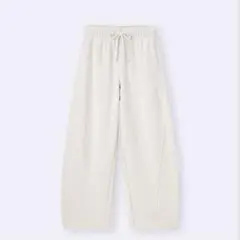 GU スウェットバレルレッグパンツ