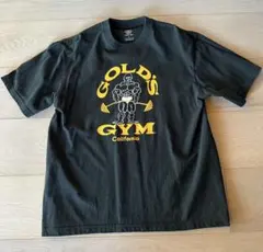 ゴールドジム　GOLD'S GYM ブラック Tシャツ Lサイズ　使用感あり格安