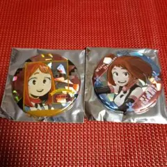 僕のヒーローアカデミア　バレンタインフェア　ホロ缶バッジ　お茶子