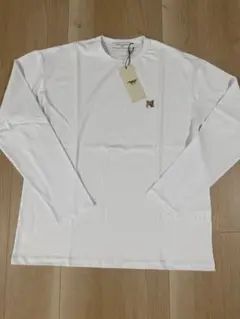 MAISON KITSUNÉ フォックスヘッド 長袖Tシャツ ホワイト Mのサムネイル