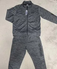 新品 OUTDOOR ジャージ セットアップ L チャコール アウトドア 上下