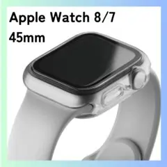 未使用　Apple Watch 8/7 45mm 防水ケース クリア　透明