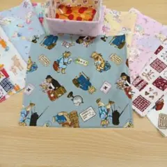 ★A312★ カットクロス/プリント生地/国産/25cm×25cm/10点