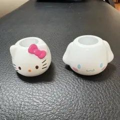 【新品】希少！サンリオ 歯ブラシスタンド 2個セット ダイソー キティ　シナモン