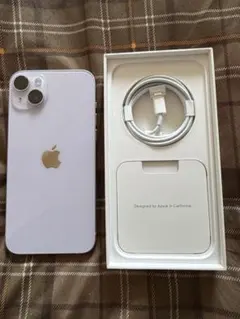 iPhone 14 Plus 本体 パープル　256GB