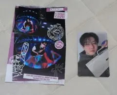 スキズ KARMA トレカ 　2カットフォト ポストカード　チャンビン