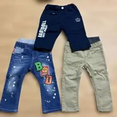 BABYDOLL デニムパンツ　チノパン　ハーフパンツ3枚セット