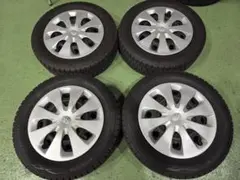 トヨタアクア10系純正鉄15インチホイール&タイヤセット、キャップ付ジャンクのサムネイル