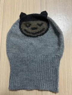 KP. 猫耳付きニット帽 グレー