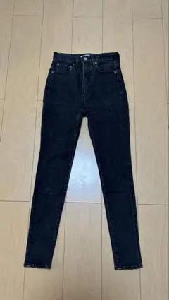 MOUSSY HW BLACK REBIRTH SKINNY 24