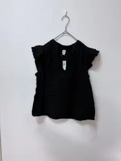 GAP ギャップ　ブラックブラウストップス　夏　XSサイズ