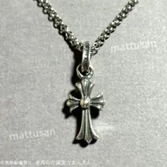 クロス十字架ネックレスシルバー925ノーブランド2.1×1.0cm全長50cm