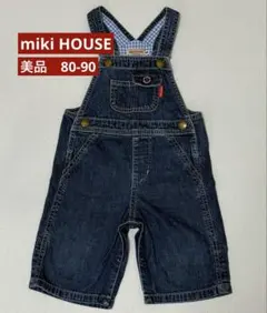 ミキハウス　オーバーオール　M80-90 ベビー服　【GW値下げ】