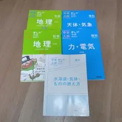中学入試 まんがでわかる 地理・理科セット