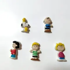 スヌーピー キャラクター マグネット フィギュア 5体セット ピーナッツ