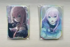 プロセカ　スクエア缶バッジコレクション　巡音ルカ　白石杏　青柳冬弥