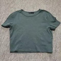 【ZARA】クロップドTシャツ