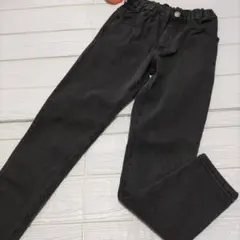 新品140　Right-on　ストレッチデニム　ブラックデニム　でバードパンツ