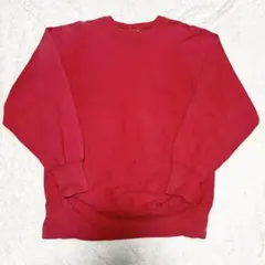 チャンピオン リバースウィーブ 目無しスウェット XL レッド 刺繍タグ 90s