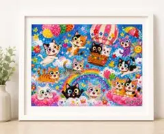 ねこたちのそらあそび】 A4 高品質プリント YUZUサイン入り - メルカリ