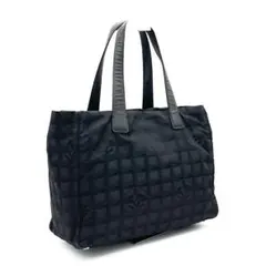 CHANEL シャネル ニュートラベルラインMM トート黒 ココマーク A4収納