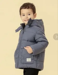 ビームスミニ　機能フード　ブルゾン　中綿　ダウンコート