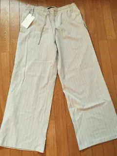 サイドライン ワイドパンツ