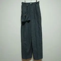 ハンドメイド パンツ センタープレスパンツ カジュアル ライン 反射テープ