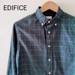 EDIFICE エディフィス チェックシャツ 40 M ブラックウォッチのサムネイル