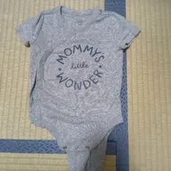 baby GAP グレーロンパース 12-18ヶ月